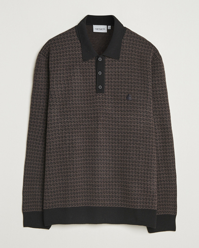 Homme | Carhartt WIP | Carhartt WIP Lowis Houndstooth Polo Vitola Heater