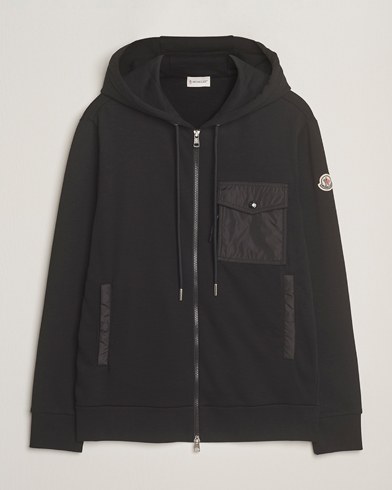 Moncler Full Zip Hoodie Black – Noir