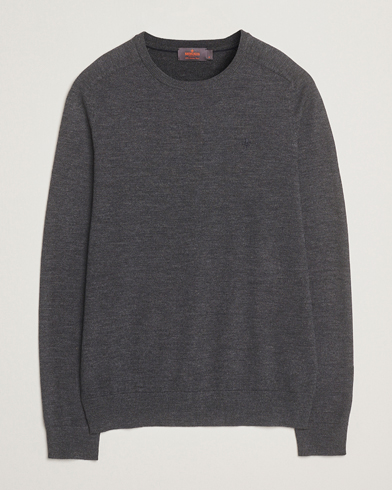 Morris Merino O-Neck Grey – Grijs
