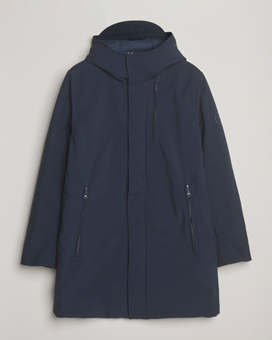 KnowledgeCotton Apparel Climateshell Padded Jacket Navy – Blauw