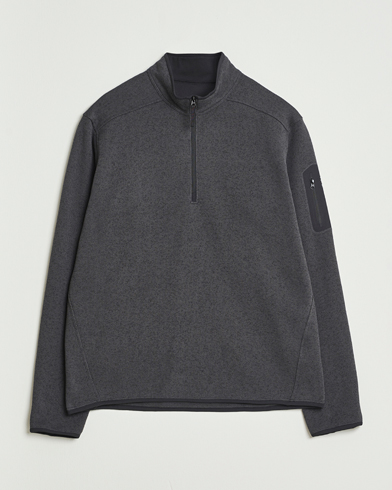 Arc'teryx Covert Half-Zip Black Heather – Noir