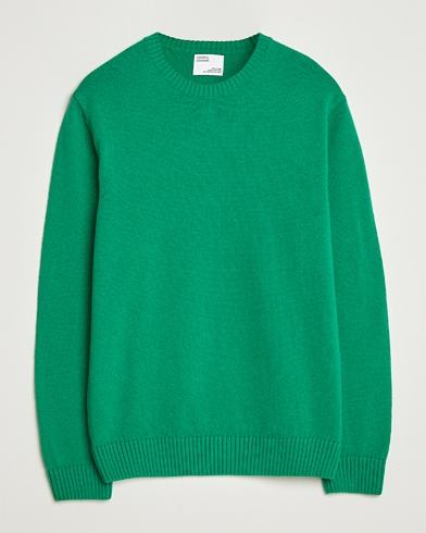 Colorful Standard Classic Merino Wool Crew Neck Kelly Green – Vert