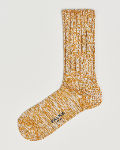 Falke Brooklyn Cotton Sock Old Brass – Jaune