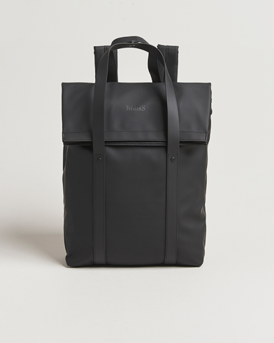 RAINS 2 Way Tote Backpack Black – Zwart