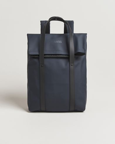 RAINS 2 Way Tote Backpack Navy – Blauw