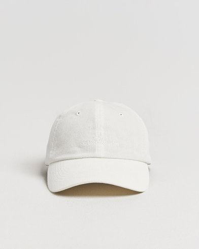 Stone Island Micro Cord Cotton Cap Ivory – Wit