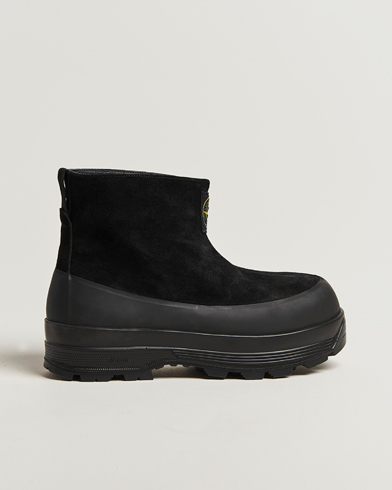 Stone Island Suede Boots Black – Zwart