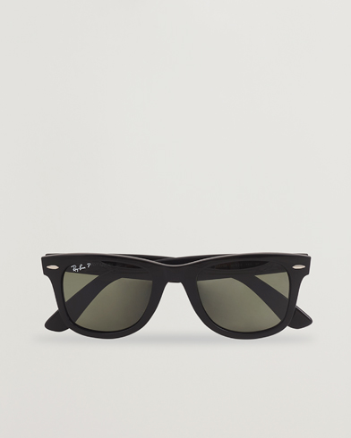 Ray-Ban Original Wayfarer Polarized Sunglasses Black/Green – Noir