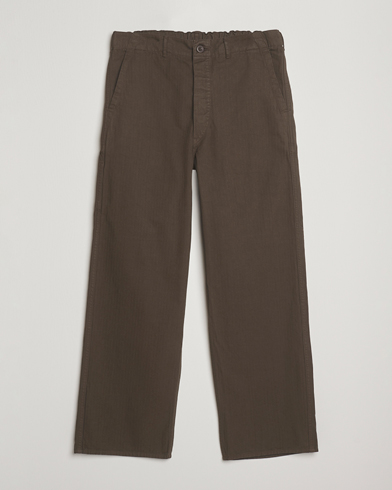 orSlow Wide Fit French Work Pants Coffee Brown – Bruin