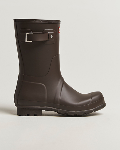 Hunter Boots Original Short Boot Dark Brown – Bruin