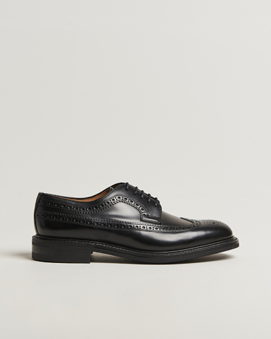 Loake Shoemakers Sovereign Longwing Derby Black – Noir
