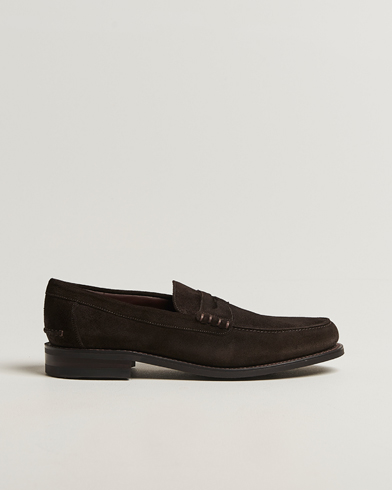 Kingscliffe Suede Loafer Dark Brown