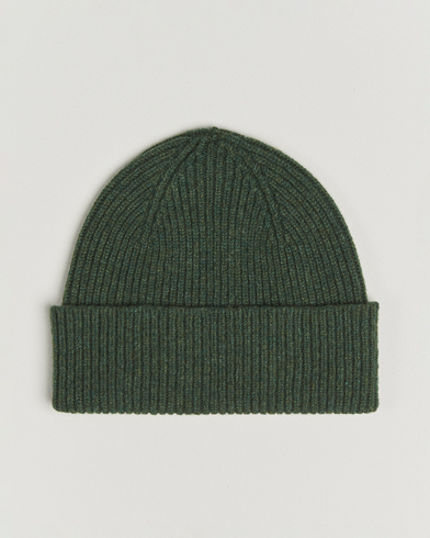 Robert Mackie Clyde Lambswool Beanie Green – Groen