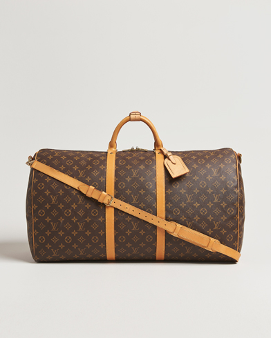 Louis Vuitton Pre-Owned Keepall Bandoulière 60 Monogram – Bruin