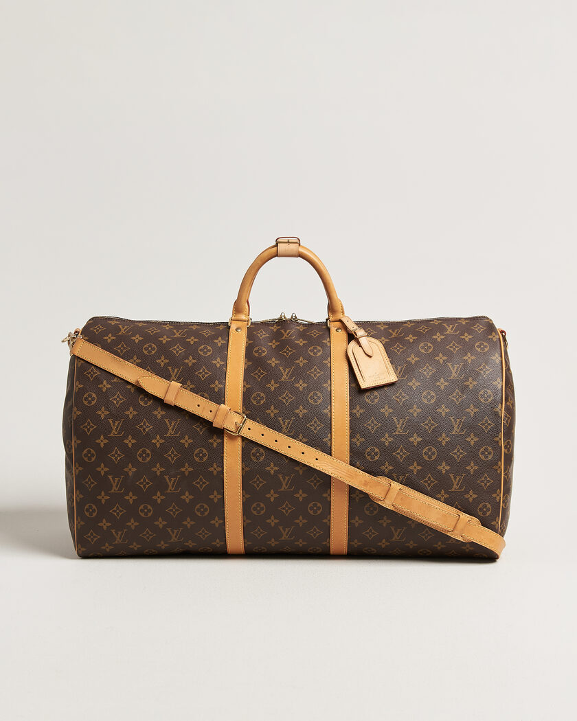 Louis Vuitton Pre-Owned Keepall Bandoulière 60 Monogram – Marron