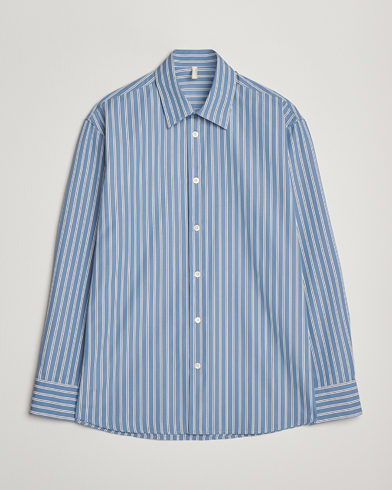 Sunflower Day Shirt Blue Stripe – Blauw