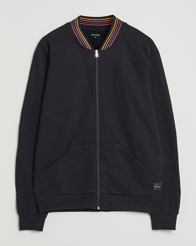 Paul Smith Artist Rib Full Zip Black – Zwart