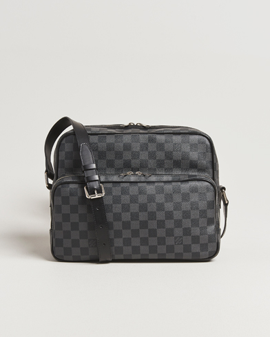 Louis Vuitton Pre-Owned Leoh Shoulder Bag Damier Graphite – Gris