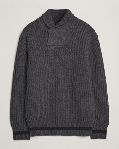 Homme | Filson | Filson Bristol Shawl Neck Sweater Grey