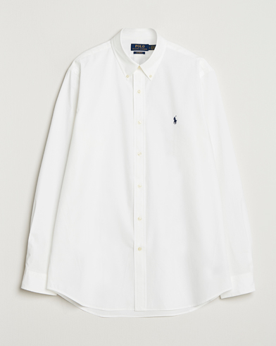 Polo Ralph Lauren Custom Fit Stretch Poplin Shirt White – Wit