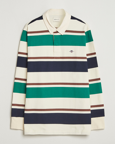 Gant Striped Heavy Rugger Cream Multi – Blanc