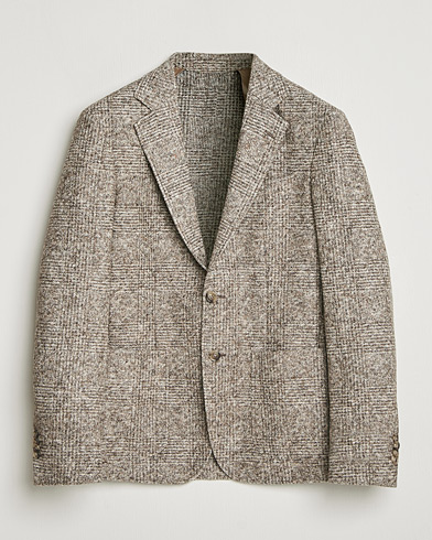 Gant Wool Checked Blazer Seed Melange – Grijs