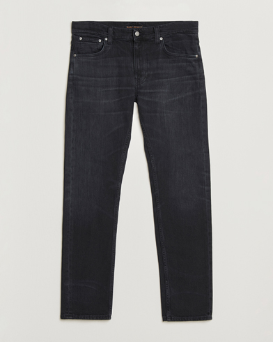 Nudie Jeans Lean Dean Jeans Deep Tracks – Noir