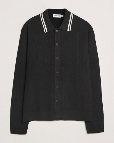 J.Lindeberg Willem Structured Cardigan Black – Noir