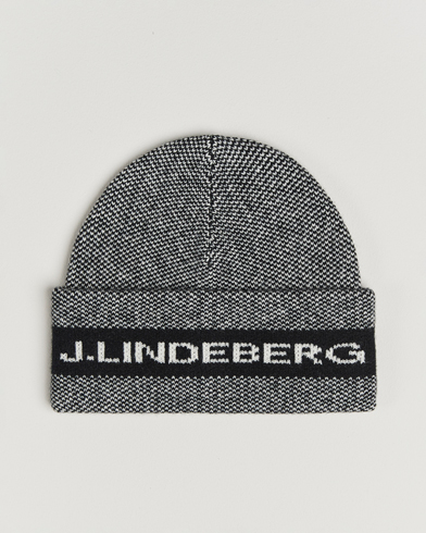 J.Lindeberg Ernie Beanie Black Melange – Noir