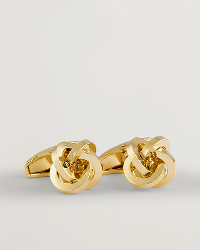 Amanda Christensen Knot Cufflink Gold – Goud
