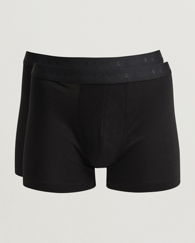 Homme | Falke | Falke 2-Pack Cotton Boxer Briefs Black