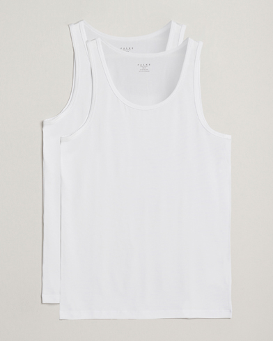 Falke 2-Pack Cotton Tank Top White – Blanc