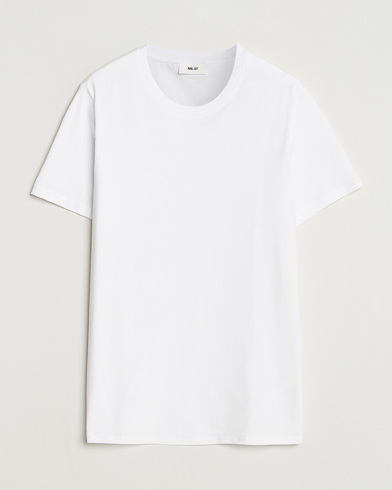 NN07 Percy Crew Neck T-Shirt White – Wit