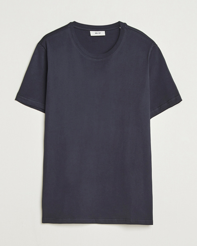 NN07 Percy Crew Neck T-Shirt Deep Navy – Bleu