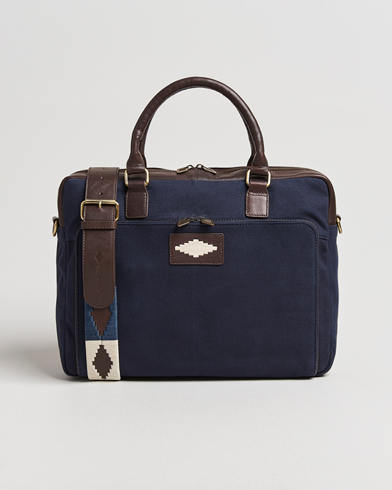 Homme | Pampeano | Pampeano Mensajero Canvas Briefcase Navy