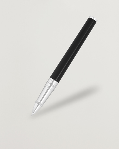 S.T. Dupont D-Initial Rollerball Pen Black/Chrome – Zwart