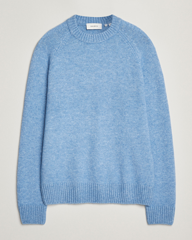 LES DEUX Gilbert Crew Neck Knit Allure Blue – Blauw