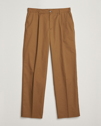 LES DEUX Reece Pleated Heavy Twill Pant Dark Sand – Bruin