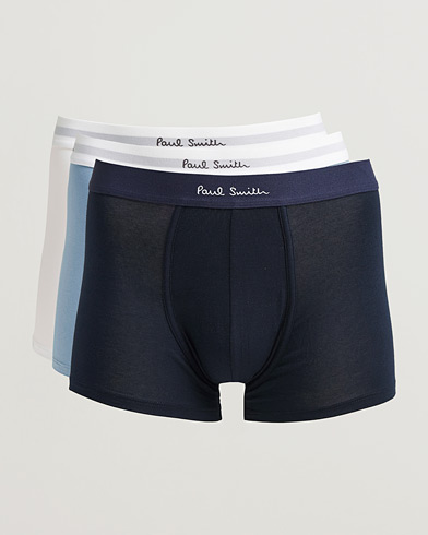 Paul Smith 3-Pack Trunk White/Navy/Light Blue – Bleu