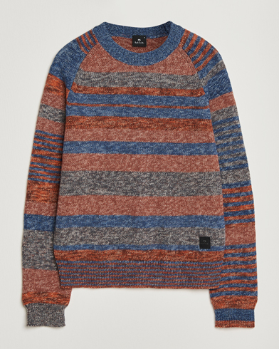 PS Paul Smith Wool Knitted Striped Sweater Red Multi – Multicolore