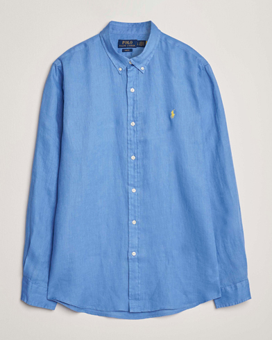 Polo Ralph Lauren Slim Fit Linen Shirt Harbour Island – Bleu