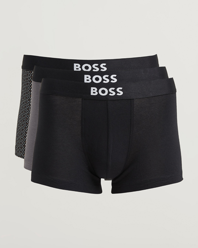 BOSS BLACK 3-Pack One Trunk Multi – Zwart