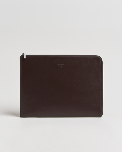 Homme | Tiger of Sweden | Tiger of Sweden Vitama Leather Portfolio Dark Brown