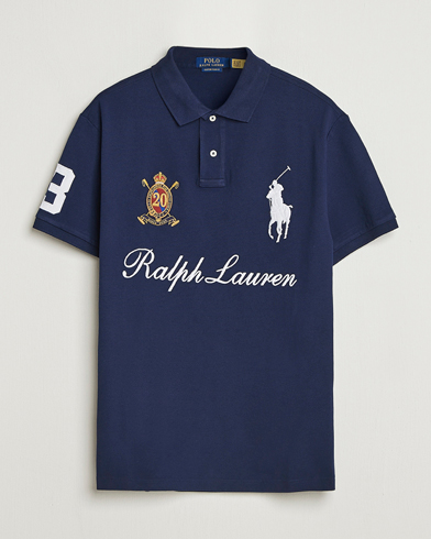 Polo Ralph Lauren Custom Slim Fit Big Pony Polo Cruise Navy – Bleu
