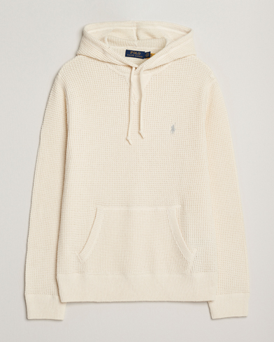 Polo Ralph Lauren Cotton/Wool Hoodie Andover Cream – Wit
