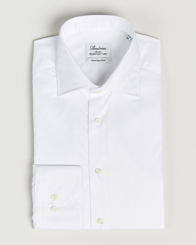 Stenströms Slimline X-Long Sleeve Shirt White – Blanc