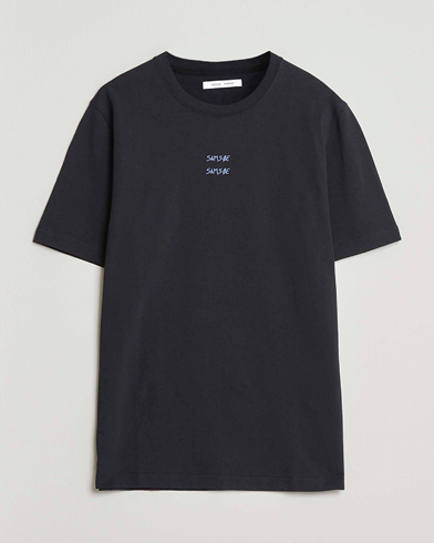 Samsøe Samsøe Cards Printed Crew Neck T-Shirt Black – Noir