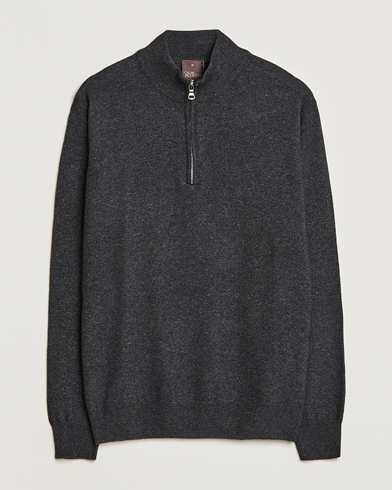 Oscar Jacobson Patton Wool Half-Zip Grey – Grijs