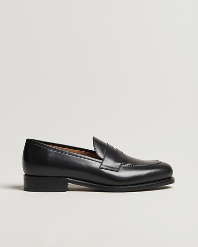Oscar Jacobson Penny Loafers Black – Zwart
