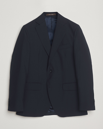 Oscar Jacobson Fogerty Wool Blazer Navy – Blauw